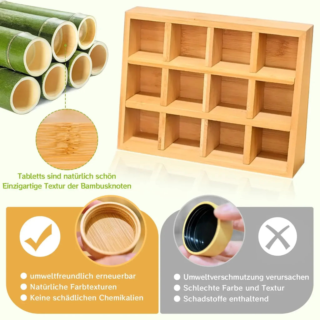Spice Rack & Jar Set