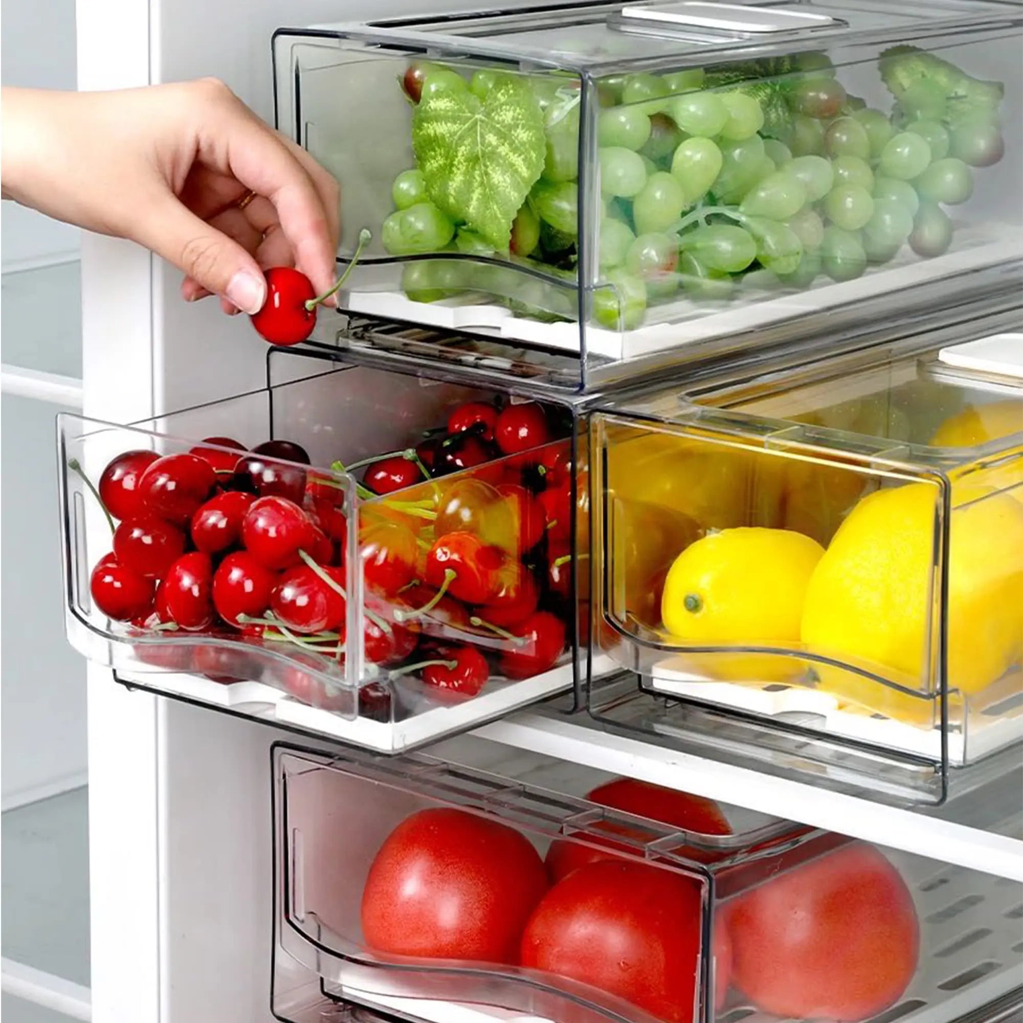 Fridge Organizer Bins