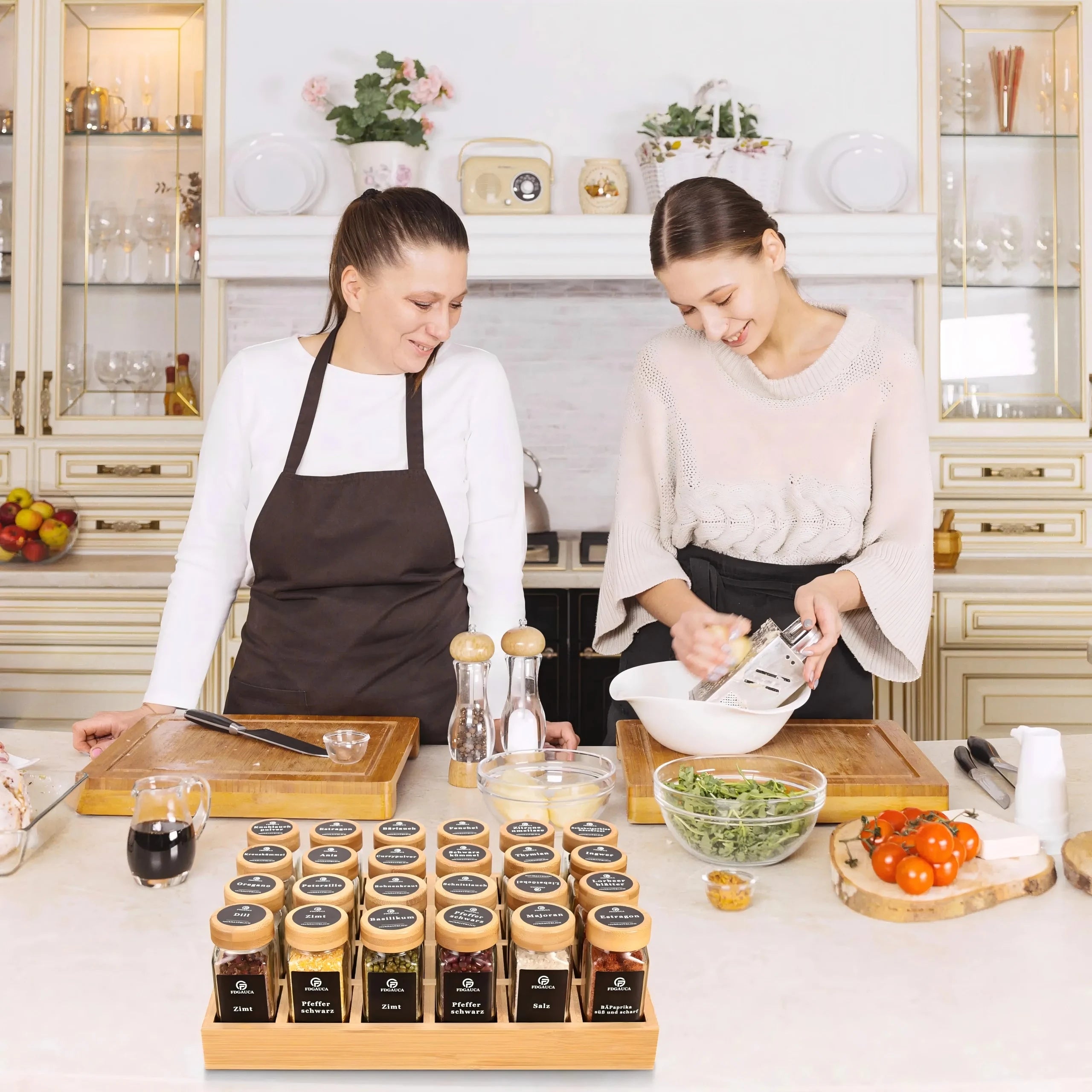 Spice Rack & Jar Set