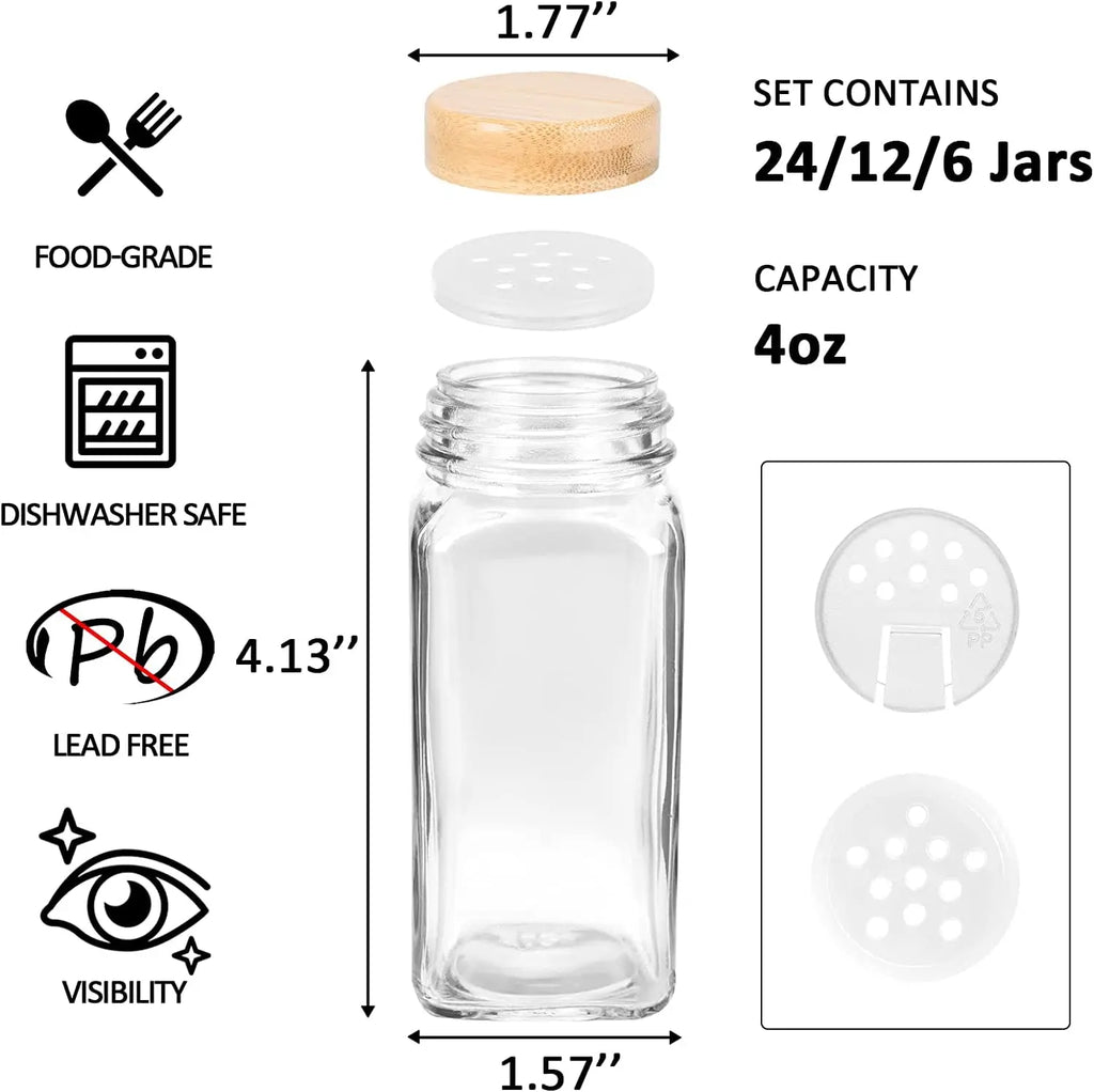 Spice Rack & Jar Set